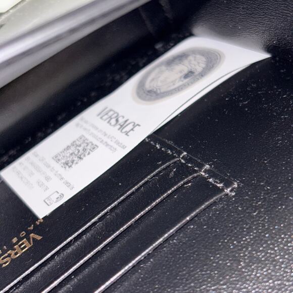 Versace Black and Gold Medusa Patent Leather Bag NWT - Picture 10 of 10